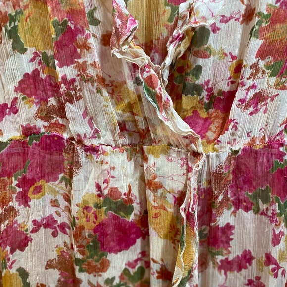 Sundance Vibrant Floral Full Length Vest - Picture 6 of 9